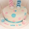 Gender reveal cake