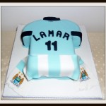 Manchester City Shirt birthday cake