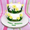 Daffodil birthday cake