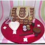 Designer handbag birthday cake