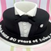 tuxedo birthday cake
