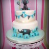 Elephant christening cake