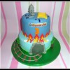 Fireman sam and thomas birthday cake