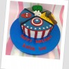 Marvel avengers birthday cake