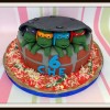 Hero turtles birthday cake