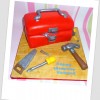 Toolbox birthday cake