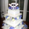 4 tier campervan wedding cake