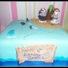 Treasure island birthday cake