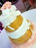 4 tier ruffle wedding cake