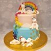 2 tier unicorn cake