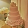 3 tier flower wedding cake