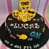 Emoji birthday cake