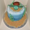 Turtle birthday cake