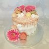 flower drip birthday cake