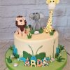 jungle birthday cake