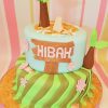 moana 2 tier birthday cake