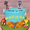 sonic birthday cake