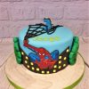 spiderman birthday cake