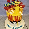 sixth birthday cake pikachu