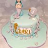 4th Mermaid birthday cake