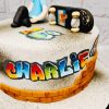 graffiti skateboarding birthday cake